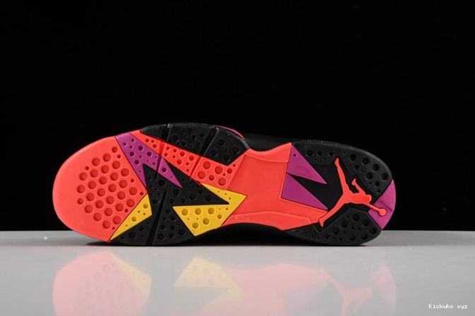 Patent Retro Black Air Jordan 7 313358-006 0713